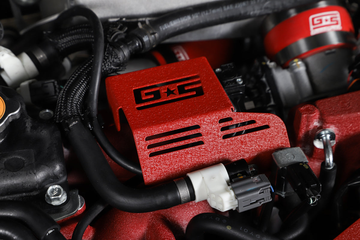GrimmSpeed Boost Control Solenoid Cover Black For Subaru 08-21 STI - Graveyard Performance