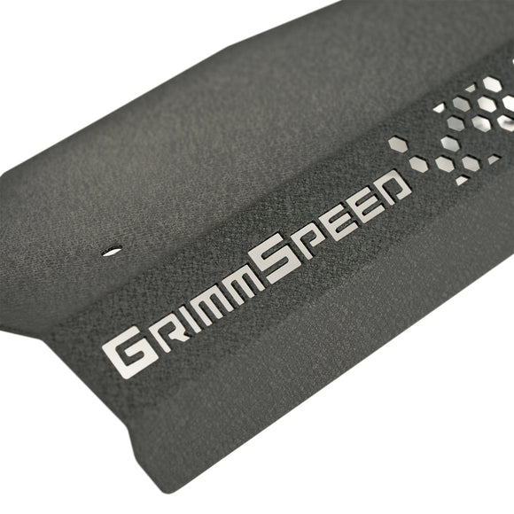 GrimmSpeed Pulley Cover Subaru 2022-Present WRX Black - Graveyard Performance