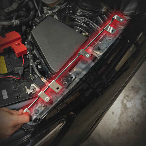 GrimmSpeed Fender Shrouds Subaru 2022-Present WRX Red - Graveyard Performance