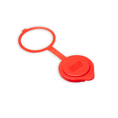 GrimmSpeed Engine Bay Reservoir Cap Set Red 2022 WRX, BRZ, FRS, GT86, GR86 - Graveyard Performance