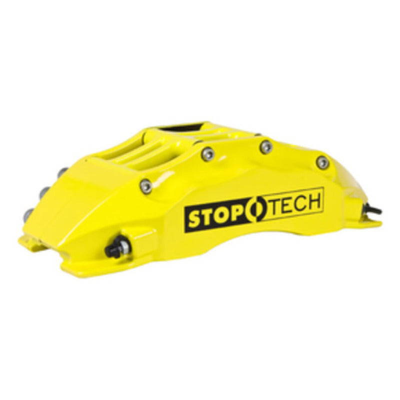 StopTech 08-13 BMW M3/11-12 1M Coupe Front BBK w/ Yellow ST-60 Calipers Slotted 380x35mm Rotor