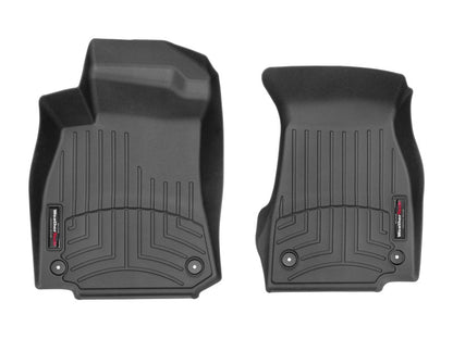 WeatherTech 2019+ Audi A6/A7 Sedan/Sportback Front FloorLiner - Black - Graveyard Performance