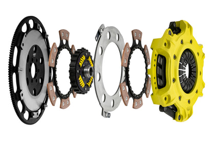 ACT Chevy Camaro/Corvette LS1/LS2/LS3/LS6/LS7 Mod-Twin 10.5 XT Sprung Disc Race Clutch Kit - Graveyard Performance