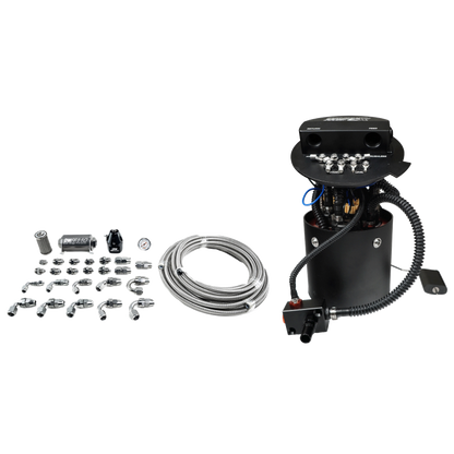 DeatschWerks X3 Series Fuel Pump Module w/ Triple DW400 Pumps/PTFE Plumbing Kit 11-24 Ford Mustang