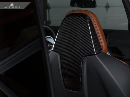 AutoTecknic Dry Carbon Seat Back Cover Set - F97 X3M | F98 X4M - Graveyard Performance