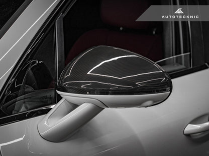AutoTecknic Replacement Dry Carbon Mirror Covers - Porsche 95B Macan - Graveyard Performance