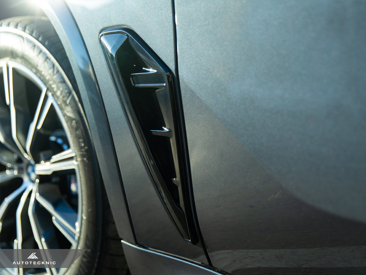 AutoTecknic Gloss Black Fender Trim Set - F95 X5M | G05 X5 - Graveyard Performance
