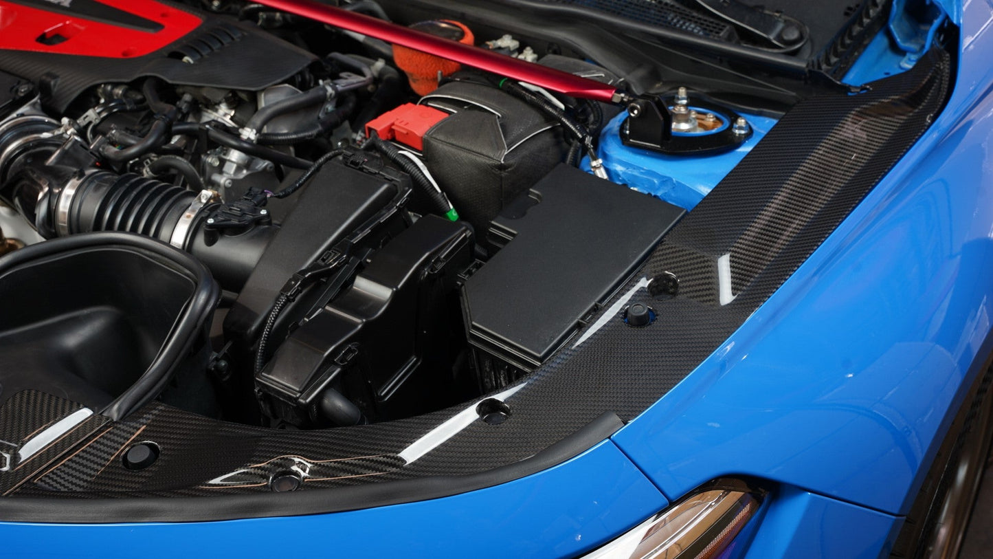 APR Performance Carbon Fiber Honda FL5 Civic Type R Carbon Fiber Radiator Cooling Plates 2023 - Current