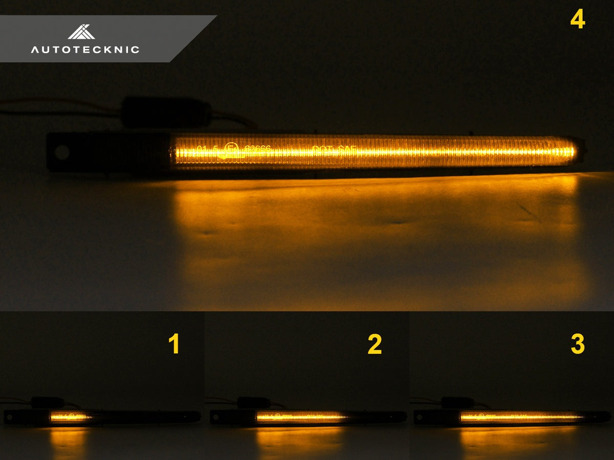 AutoTecknic Tinted Sequential LED Fender Turn Signal Set - F10 M5 - Graveyard Performance