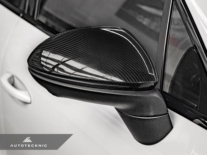 AutoTecknic Replacement Dry Carbon Mirror Covers - Porsche 9Y0 Cayenne - Graveyard Performance