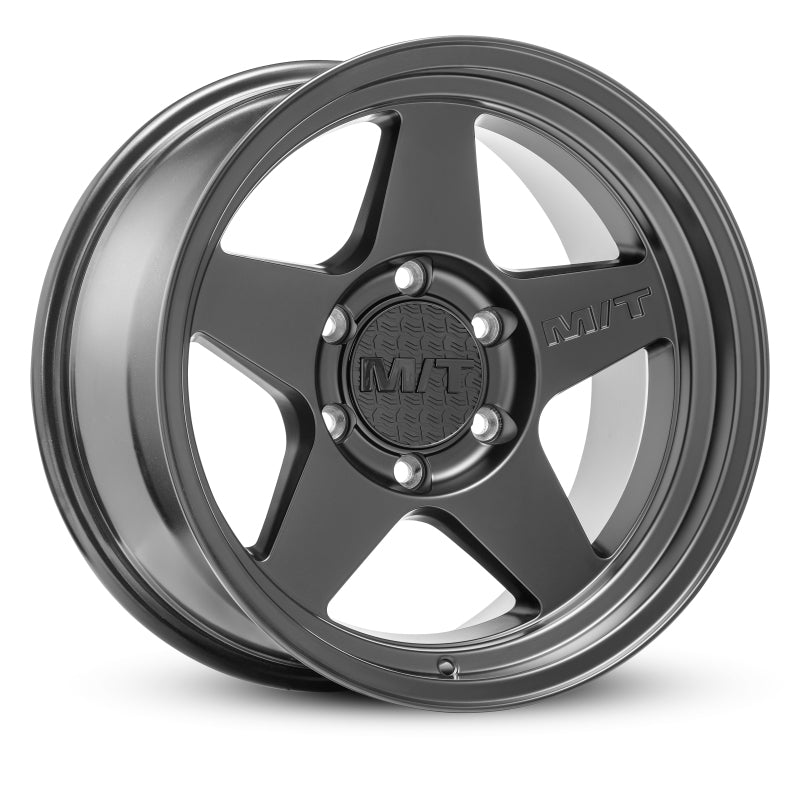 Mickey Thompson Open 5 Black Wheel - 17X9 5X5 BP 4.53in BS -12 Offset 71.6mm Bore - 274270 - Graveyard Performance