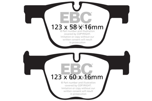 EBC brake Ultimax2 brake Pads - Graveyard Performance
