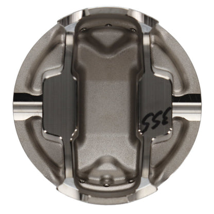 Wiseco Acura 4v Domed +8cc STRUTTED 89.0MM Piston Shelf Stock Kit - Graveyard Performance