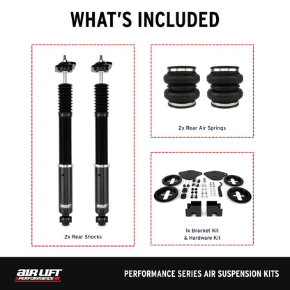 Air Lift 11-23 Dodge Charger / 15-23 Dodge Challenger Performance Rear Kit - Graveyard Performance