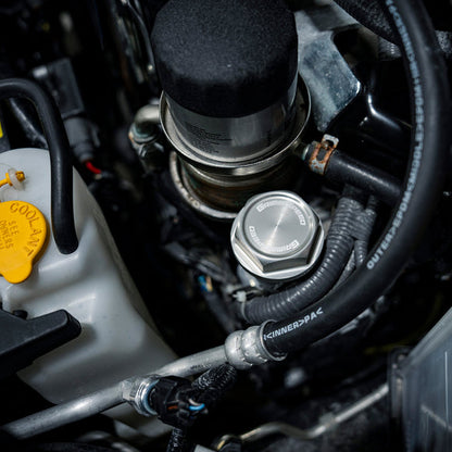 GrimmSpeed 89-21 Subaru Bolt Oil Cap Kit Silver - Graveyard Performance