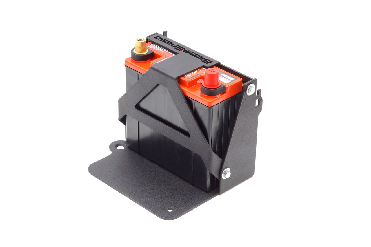 GrimmSpeed Lightweight Battery Tiedown Black For Subaru Universal Toyota FRS/86 - Graveyard Performance