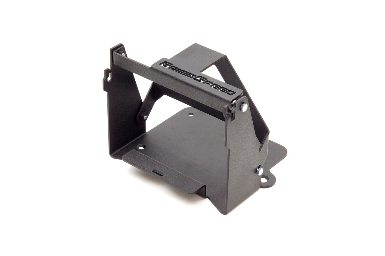 GrimmSpeed Lightweight Battery Mount Kit Black For Subaru 08-21 WRX/STI - Graveyard Performance