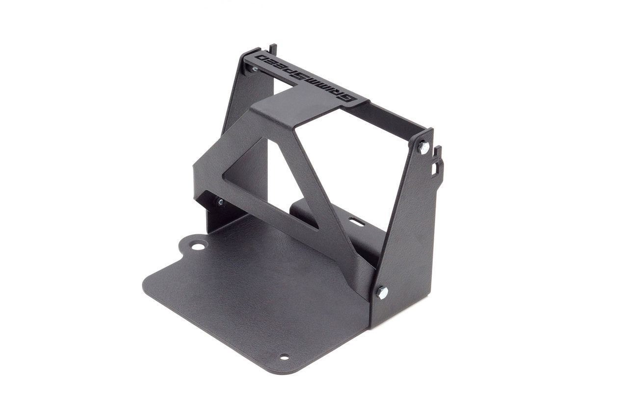 GrimmSpeed Lightweight Battery Mount Kit Black For Subaru 08-21 WRX/STI - Graveyard Performance