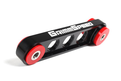 GrimmSpeed Pitch Stop Mount Black (80A Bushings) For Subaru 02+ Impreza/WRX/STI 04-21 Forester 05-12 Legacy 05-09 Outback 13-21 Crosstrek - Graveyard Performance