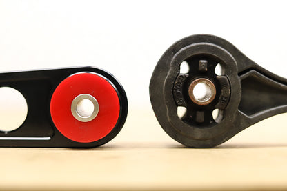 GrimmSpeed Pitch Stop Mount Black (80A Bushings) For Subaru 02+ Impreza/WRX/STI 04-21 Forester 05-12 Legacy 05-09 Outback 13-21 Crosstrek - Graveyard Performance
