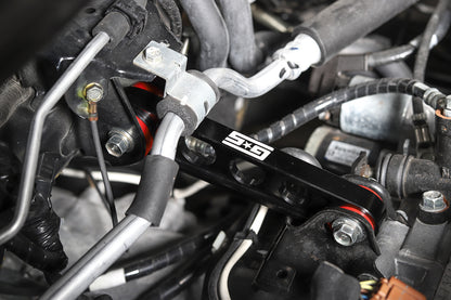 GrimmSpeed Pitch Stop Mount Black (80A Bushings) For Subaru 02+ Impreza/WRX/STI 04-21 Forester 05-12 Legacy 05-09 Outback 13-21 Crosstrek - Graveyard Performance