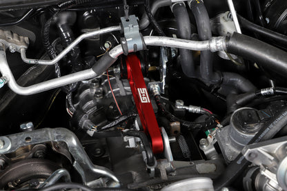 GrimmSpeed Pitch Stop Mount Race Version Red 95A BushingsFor Subaru 02+ Impreza/WRX/STI 04-21 Forester 05-12 Legacy 05-09 Outback 13-21 Crosstrek - Graveyard Performance