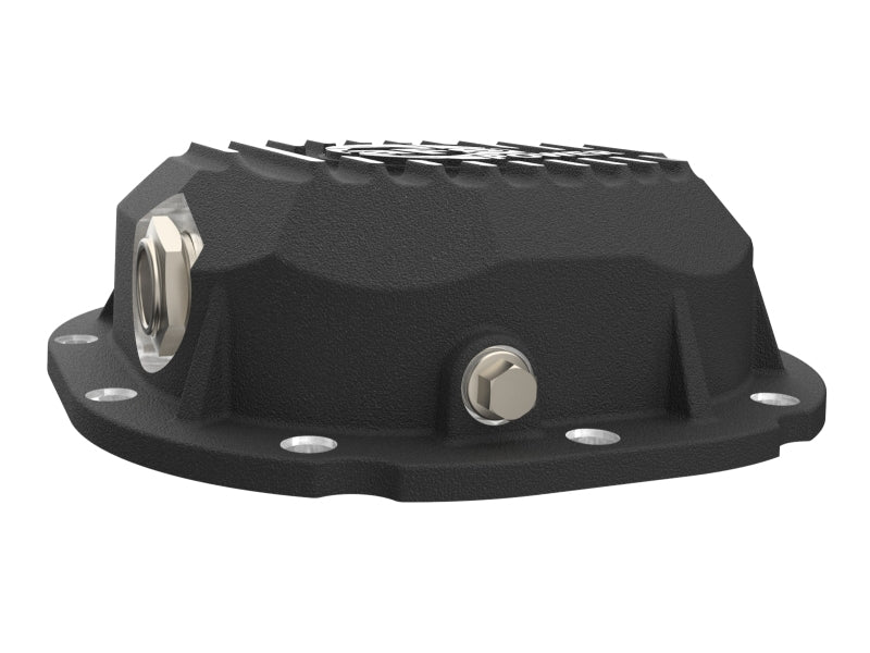 aFe 90-14 Ford F-150 Rear Differential Cover - Black w/ Machined Fins - Graveyard Performance