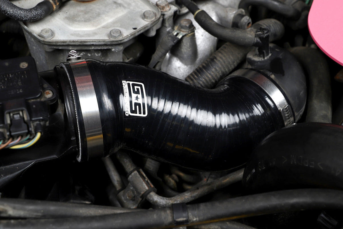 GrimmSpeed Post MAF Hose Kit Black For Subaru 08-14 WRX/STI 18-20 STI - Graveyard Performance