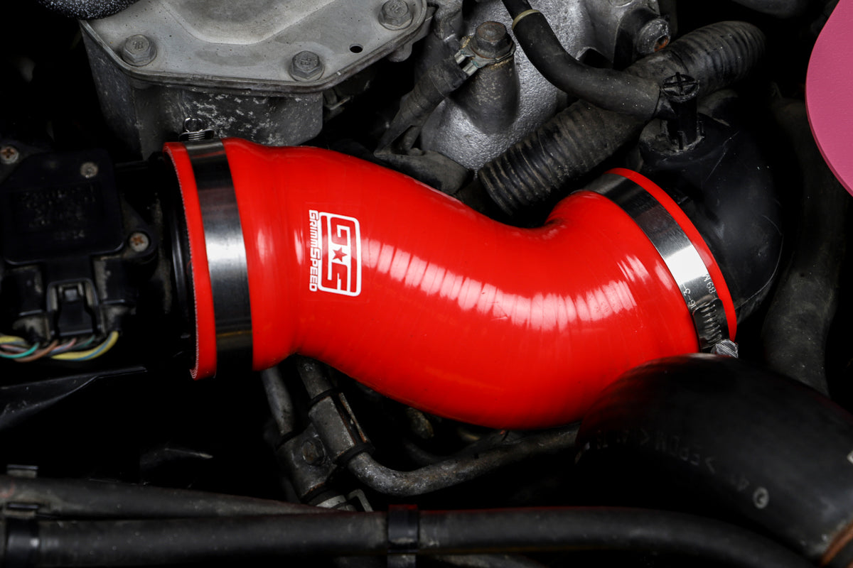 GrimmSpeed Post MAF Hose Kit Black For Subaru 08-14 WRX/STI 18-20 STI - Graveyard Performance