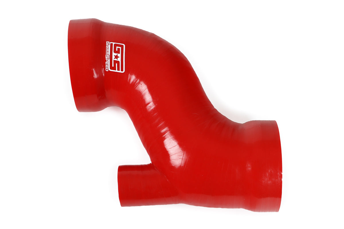 GrimmSpeed Post MAF Hose Kit Red For Subaru 15-17 STI(w/ OEM Sound Generator Tube)