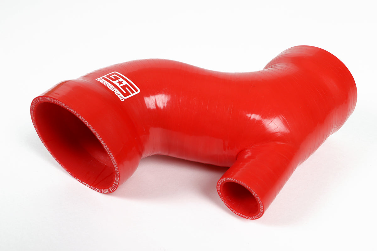 GrimmSpeed Post MAF Hose Kit Red For Subaru 15-17 STI(w/ OEM Sound Generator Tube)