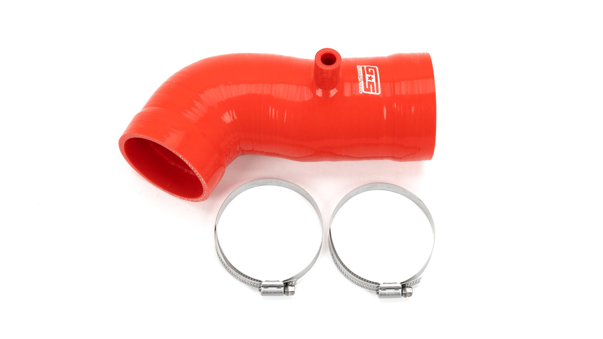 GrimmSpeed Post MAF Hose Kit Red For Subaru 15-21 WRX - Graveyard Performance