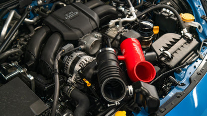 GrimmSpeed Post MAF Hose Kit Red For Subaru 15-21 WRX - Graveyard Performance