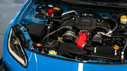 GrimmSpeed Post MAF Hose Kit Red For Subaru 15-21 WRX - Graveyard Performance