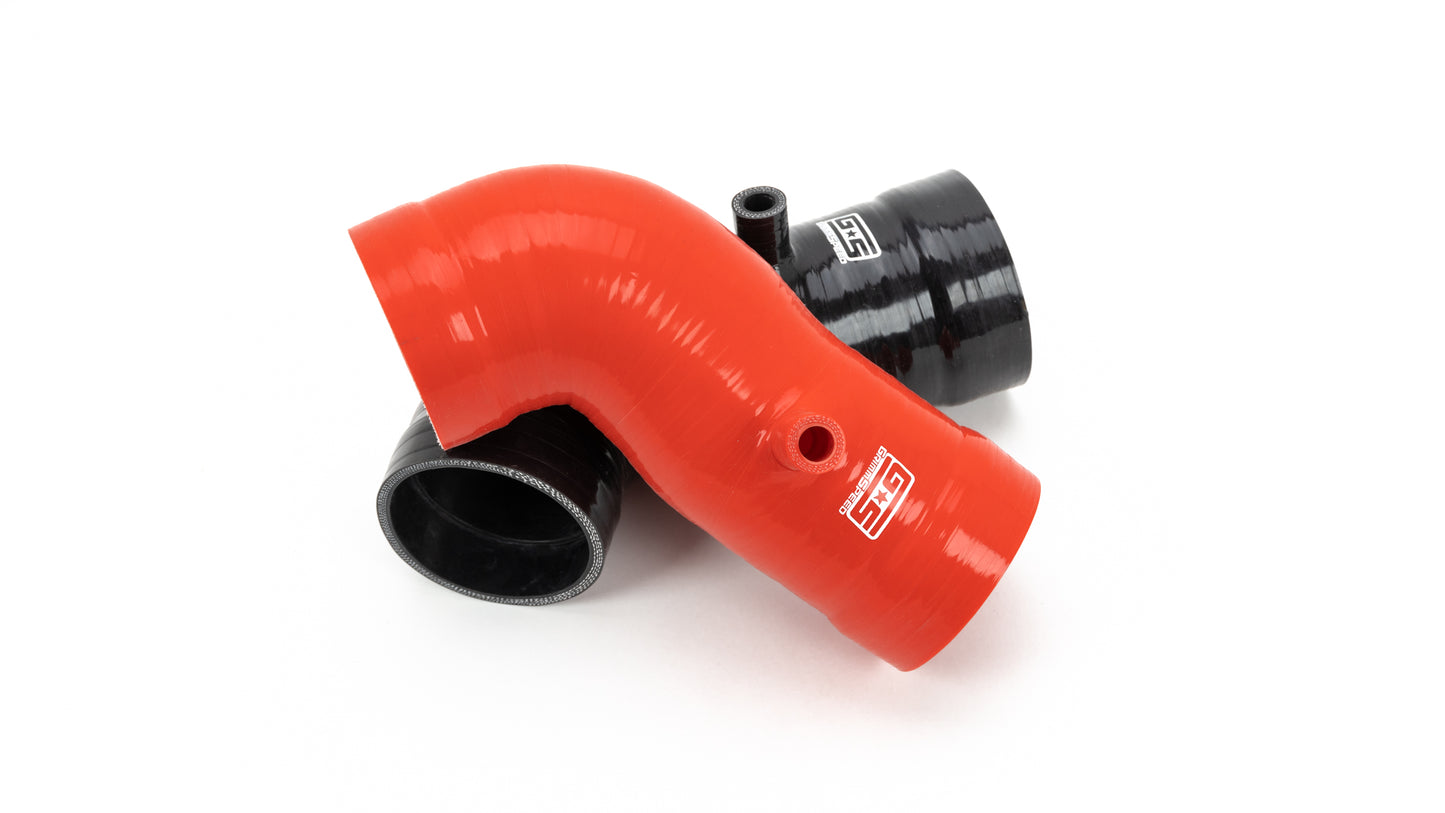 GrimmSpeed Post MAF Hose Kit Red For Subaru 15-21 WRX - Graveyard Performance