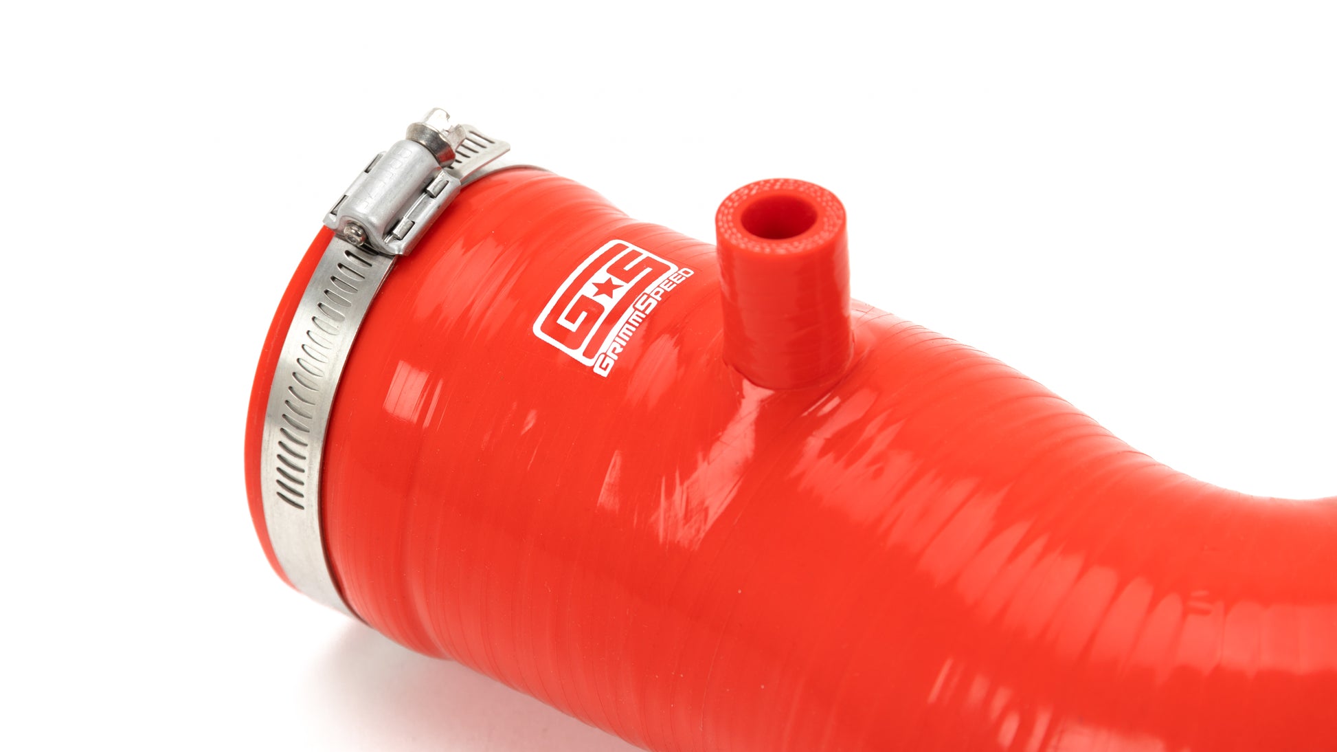 GrimmSpeed Post MAF Hose Kit Red For Subaru 15-21 WRX - Graveyard Performance