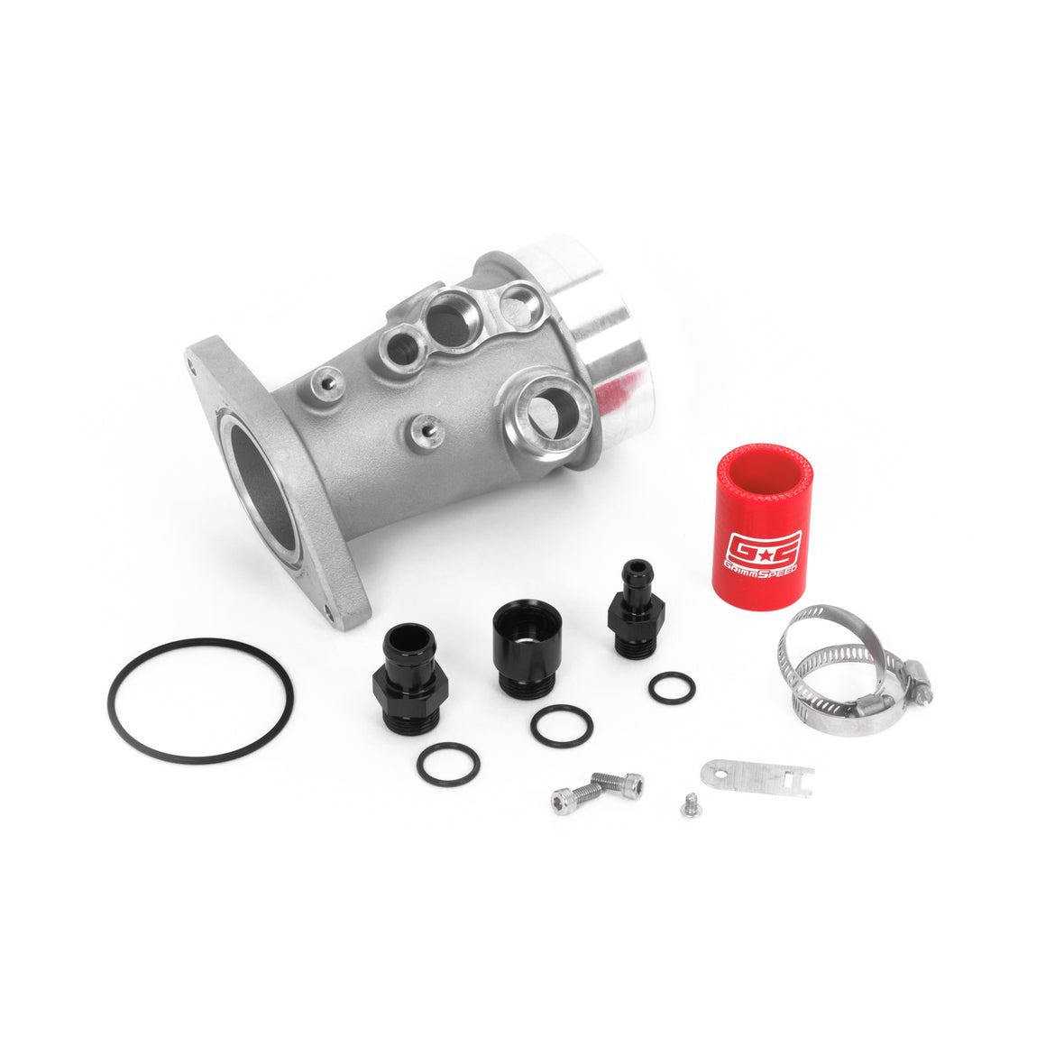 GrimmSpeed Aluminum Turbo Inlet Subaru 15-21 WRX