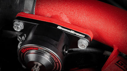 GrimmSpeed V2 Bypass Valve Red For Subaru 04-21 STI - Graveyard Performance
