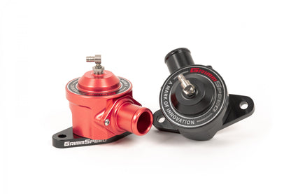 GrimmSpeed V2 Bypass Valve Black For Subaru 08-14 WRX 05-09 LGT - Graveyard Performance