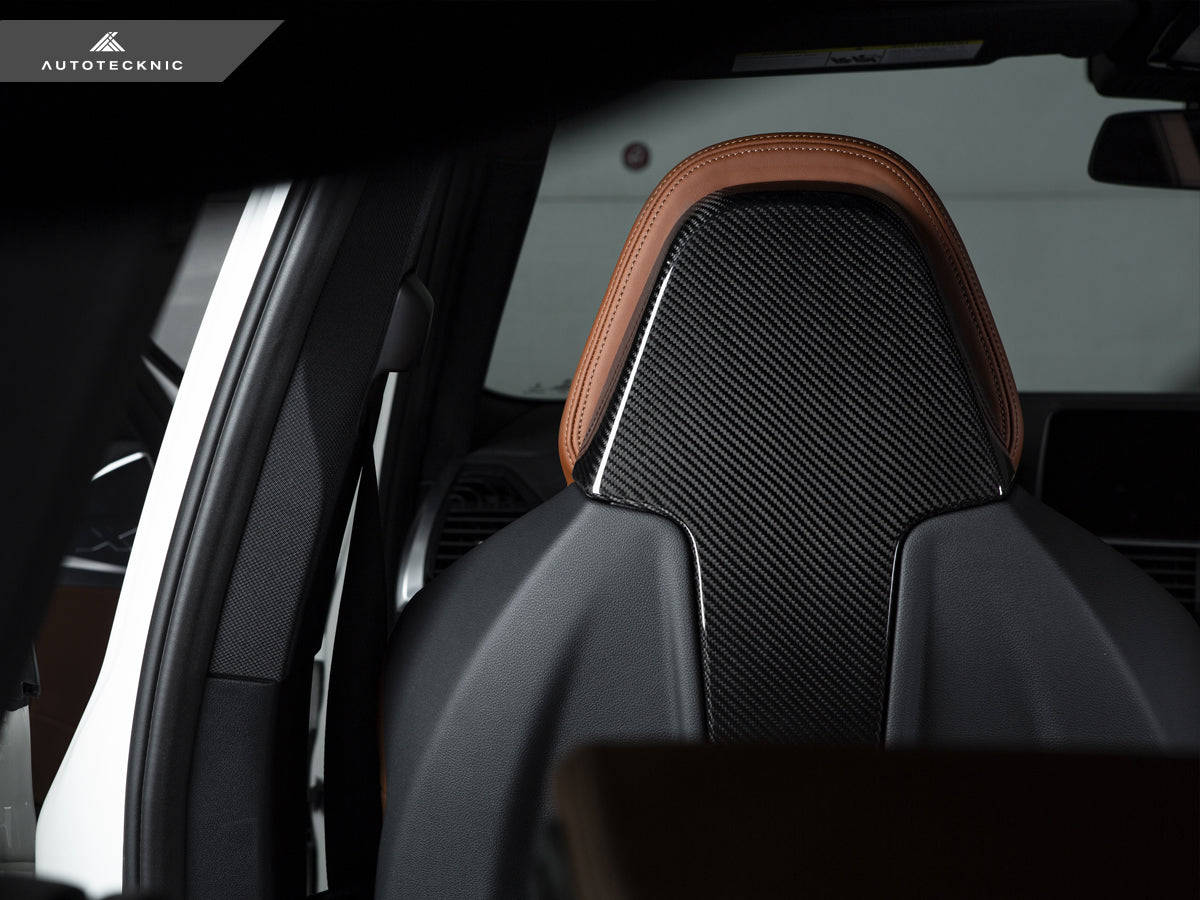AutoTecknic Dry Carbon Seat Back Cover Set - F97 X3M | F98 X4M - Graveyard Performance