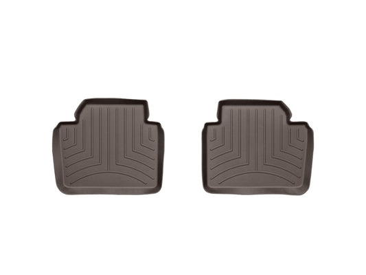 WeatherTech 2012+ BMW 3-Series Rear FloorLiner - Cocoa - Graveyard Performance