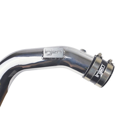 Injen 15-16 BMW M3 (F80) L6 Twin Turbo Polished Intercooler Charge Pipe w/ 1/8in Female NPT Bungs - Graveyard Performance
