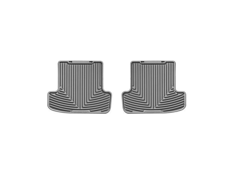 WeatherTech 10+ Mercedes-Benz E-Class Coupe Rear Rubber Mats - Grey - Graveyard Performance