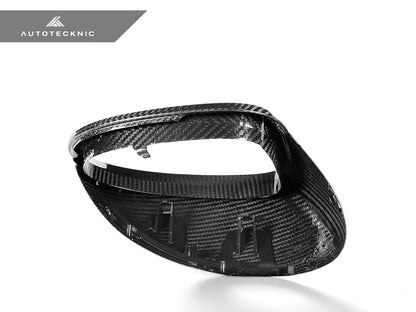 AutoTecknic Replacement Dry Carbon Mirror Covers - Porsche 95B Macan - Graveyard Performance