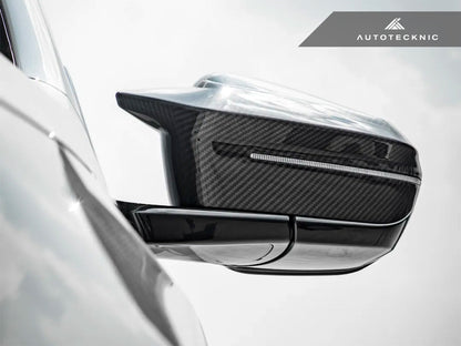 AutoTecknic M-Inspired Dry Carbon Mirror Cap Set - G45 X3 - Graveyard Performance