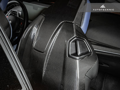 AutoTecknic Dry Carbon Full Seat Back Cover Set - G42 M240I - Graveyard Performance