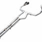 AWE 2024 Ford Mustang GT Fastback S650 RWD Track Edition Catback Exhaust w/ Quad Diamond Black Tips