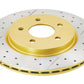 DBA 05-14 Ford Mustang GT Rear Drilled & Slotted Street Series Rotor