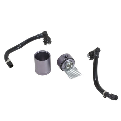 BBK 11-17 Ford Mustang GT Oil Separator Kit - Passenger Side - Graveyard Performance