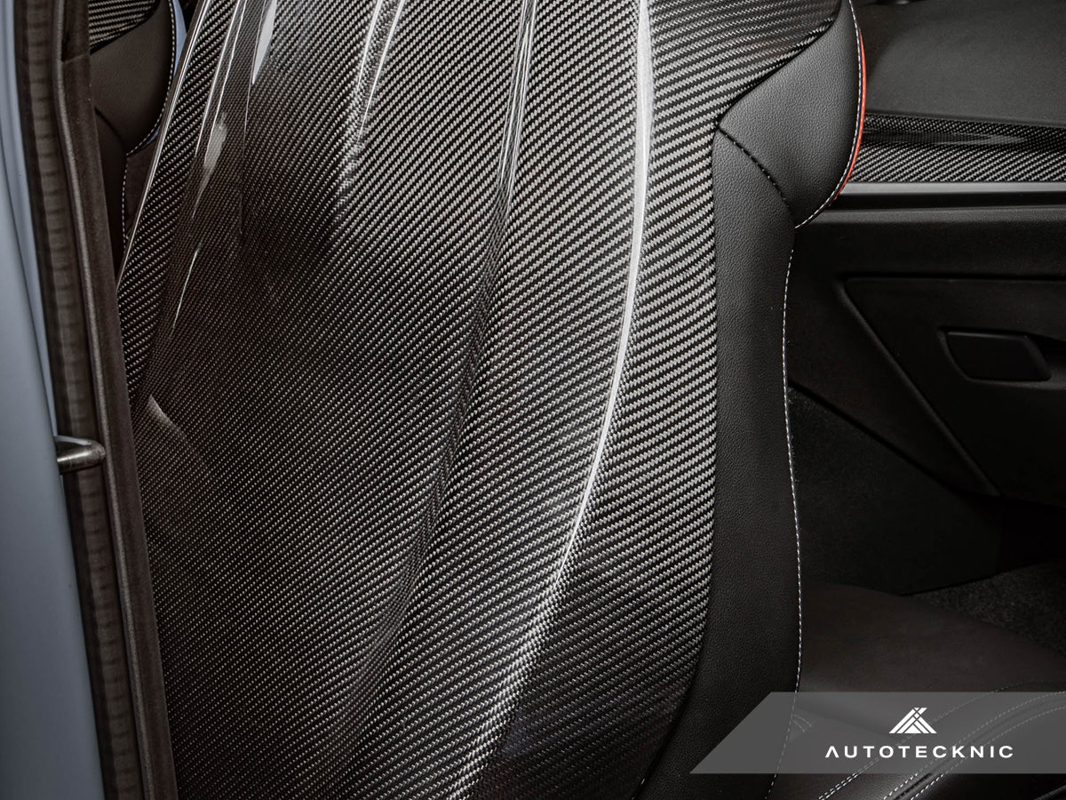 AutoTecknic Dry Carbon Full Seat Back Cover Set - G42 M240I - Graveyard Performance